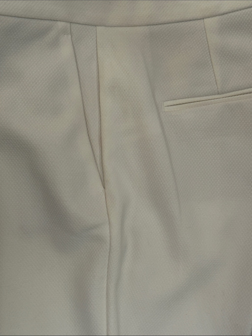Ann Taylor Cropped Ankle Pants in Cream NWOT - Picture 4 of 8
